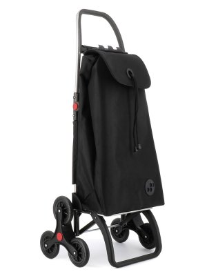 Rolser 6L shoppingvagn, trappklättrare, svart