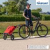 Shoppingvagn Andersen Royal Plus Extra Ortlieb med hjul Ø 25 cm, röd