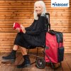 Shoppingvagn Andersen De Lux med ihopfällbar stol, röd