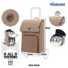 Shoppingvagn Ipek Maxi med stol, sand