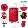 Shoppingvagn Andersen Royal 5X aluminium Hydro 3.0, röd