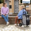 Shoppingvagn Andersen De Lux med ihopfällbar stol, svart