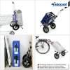 Shoppingvagn Andersen Royal Plus Extra Ortlieb med hjul Ø 25 cm, röd