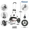 Shoppingvagn Andersen Royal Plus Lassse med hjul Ø 25 cm, blå