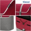 Shoppingvagn Andersen Royal Plus Lassse med hjul Ø 25 cm, röd