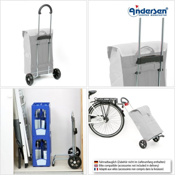 Shoppingvagn Andersen Sofia. antrasit