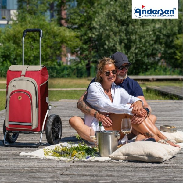 Shoppingvagn Andersen Royal Hydro 2.1, röd