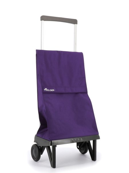 Rolser Plegmatic MF DLX. Hopfällbar shoppingvagn, lila