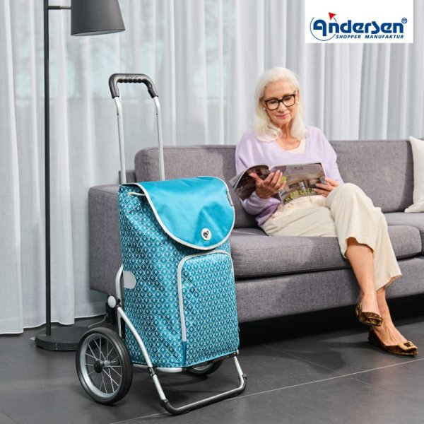 Shoppingvagn Andersen Royal Dlx Famke, petrol