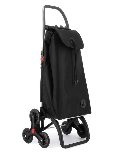Rolser 6L shoppingvagn, trappklättrare, svart