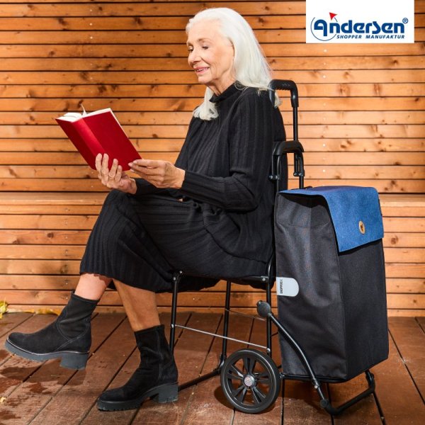 dramatenvagn med stol