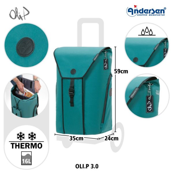 Shoppingvagn Oli.P. 3.0, petrol