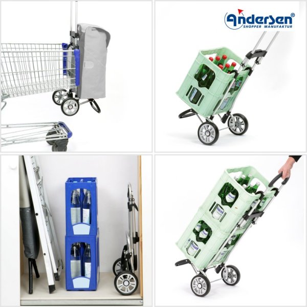 Shoppingvagn Scala Shopper Plus, Mikkel svart