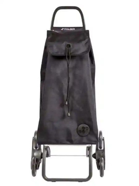 Rolser 6L shoppingvagn, trappklättrare, svart