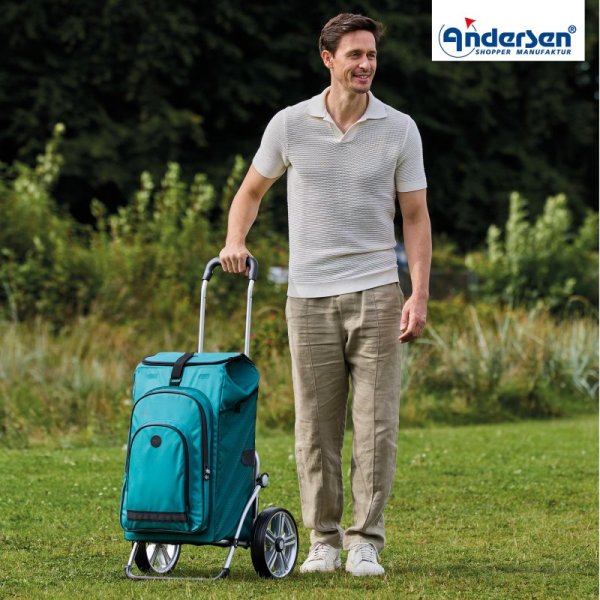 Shoppingvagn Andersen Royal 5X aluminium Hydro 3.0, petrol