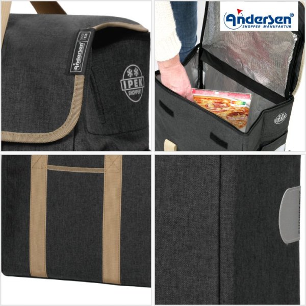 Shoppingvagn Andersen Scala Ipek Mi 2.0, svart