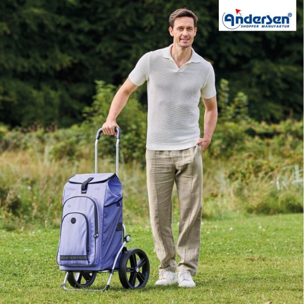 Shoppingvagn Andersen Royal 7X aluminium Hydro 3.0, lila
