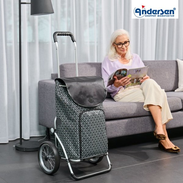 Shoppingvagn Andersen Royal Dlx Famke, svart