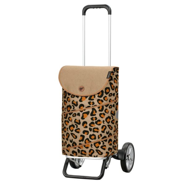 Shoppingvagn Alu Star Tyra, leopard