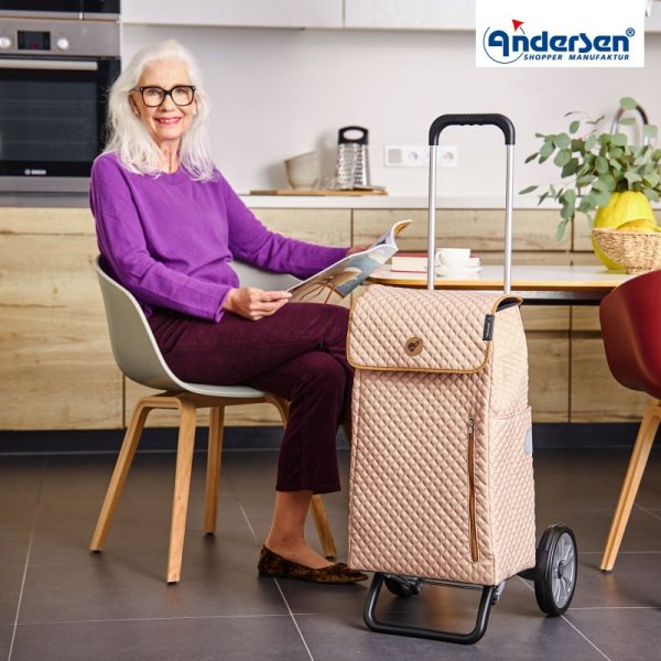 Shoppingvagn Alu Star Lissa, sand