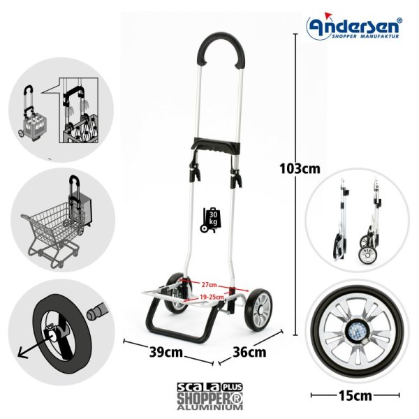 Shoppingvagn Scala Shopper Ipek mini Thermo, röd
