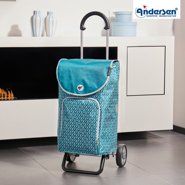 Shoppingvagn Andersen Scala Plus Dlx Famke, petrol