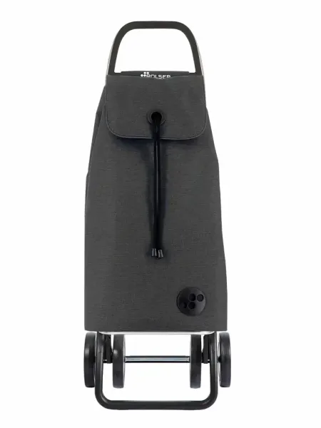 Rolser dramatenvagn 4L Tweed 43 liter, svart