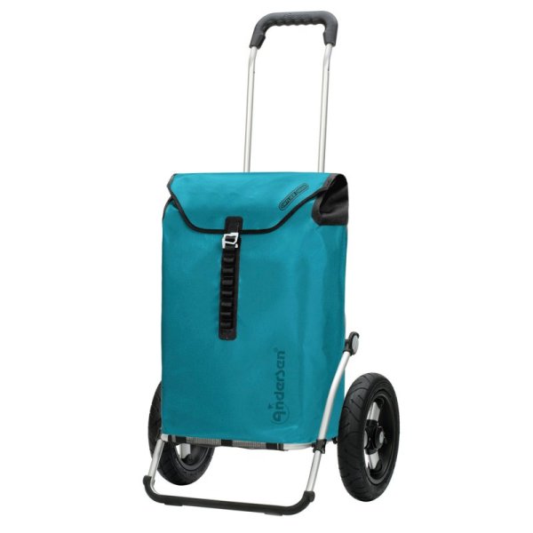 Shoppingvagn Andersen Royal XL Ortlieb med hjul Ø 29 cm, blå