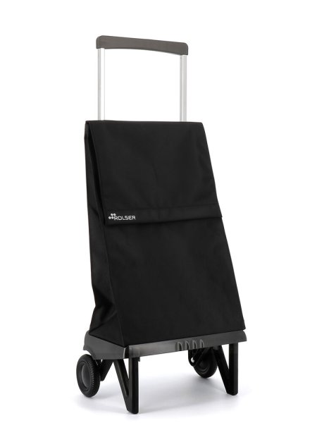 Rolser Plegmatic MF DLX. Hopfällbar shoppingvagn, svart