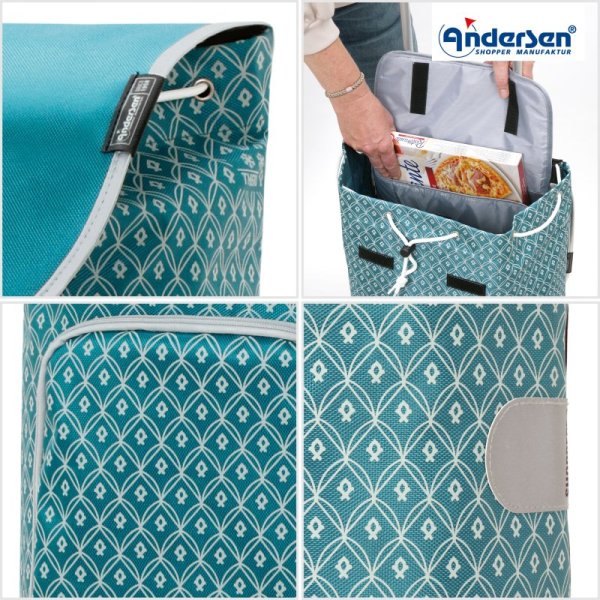 Shoppingvagn Andersen Royal Dlx Famke, petrol