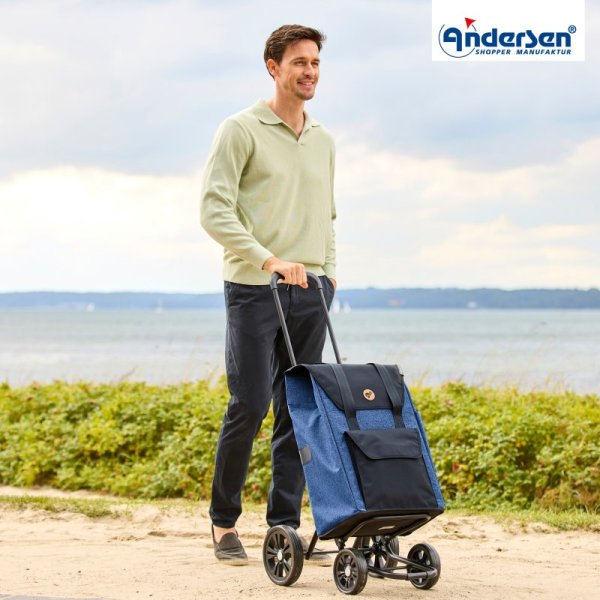 Shoppingvagn Andersen Quattro Senta 2.0, blå