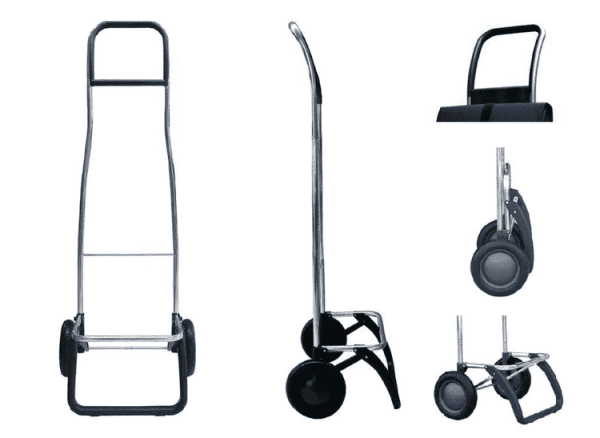 Rolser 2 shoppingvagn, svart