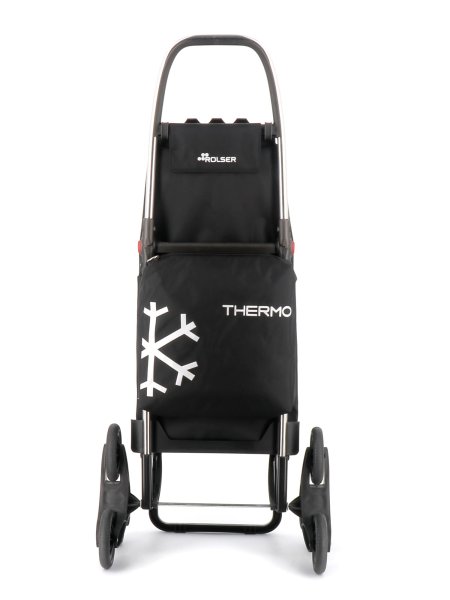 Shoppingvagn Rolser Thermo med kylfack 4 L, svart
