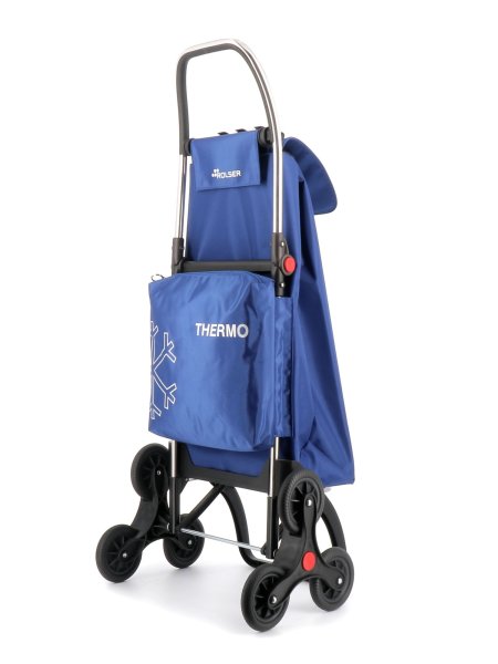 Shoppingvagn Rolser Thermo med kylfack 4 L, blå