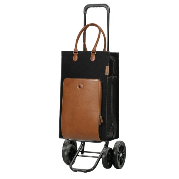 Shoppingvagn Andersen Quattro Charu, brun läder