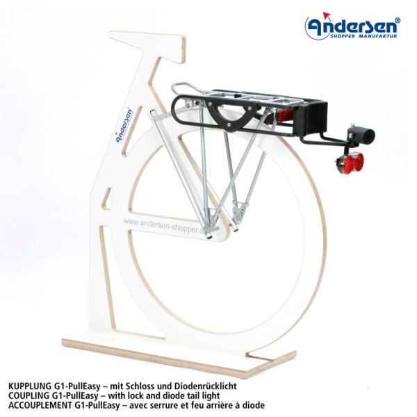 Montera fäste cykel för shoppingvagn