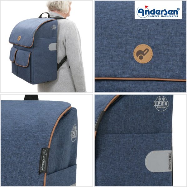Shoppingvagn Scala Shopper Ipek mini Thermo, blå