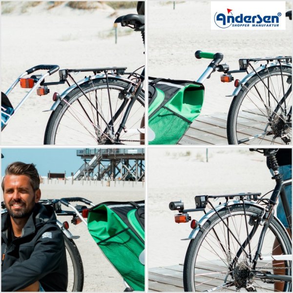 koppla ihop shoppingvagn med cykel