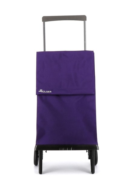 Rolser Plegmatic MF DLX. Hopfällbar shoppingvagn, lila