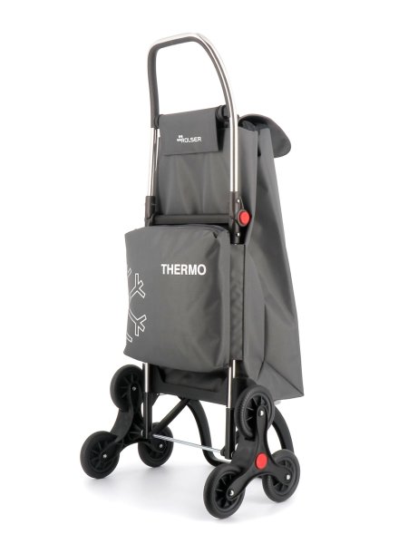 Shoppingvagn Rolser Thermo med kylfack 4 L, grå