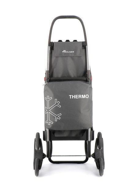 Shoppingvagn Rolser Thermo med kylfack 4 L, grå