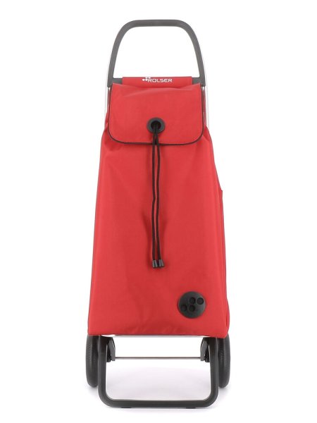 Röd väska med hjul från Rolser