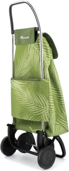 Rolser dramatenvagn 4L Tweed Costa Rica 43 liter, grön