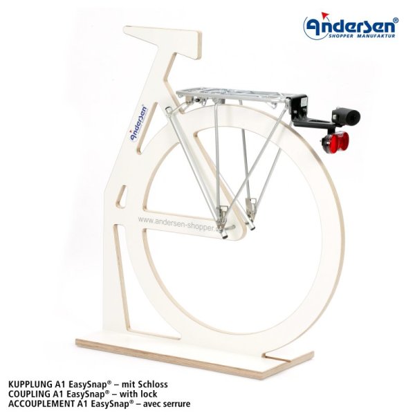 Montera vagn dramaten på cykel, Andersen
