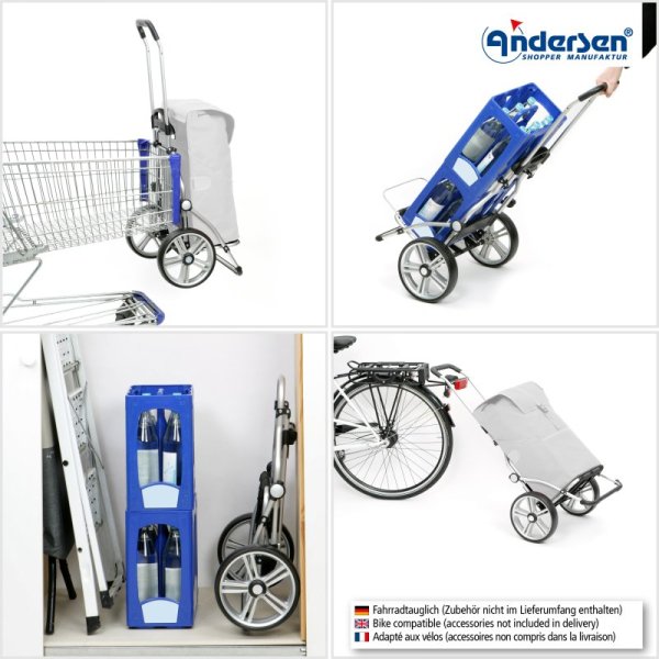 Shoppingvagn Oli.P. 3.0, svart