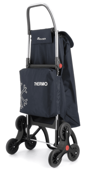 Shoppingvagn Rolser Thermo med kylfack 6L, blå