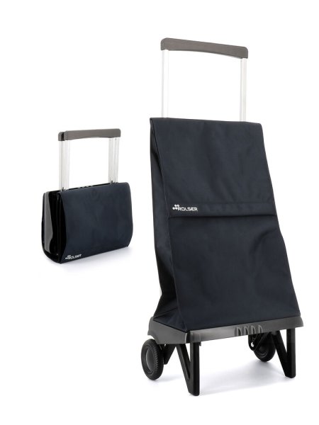 Rolser Plegmatic MF DLX. Hopfällbar shoppingvagn, marengo blå